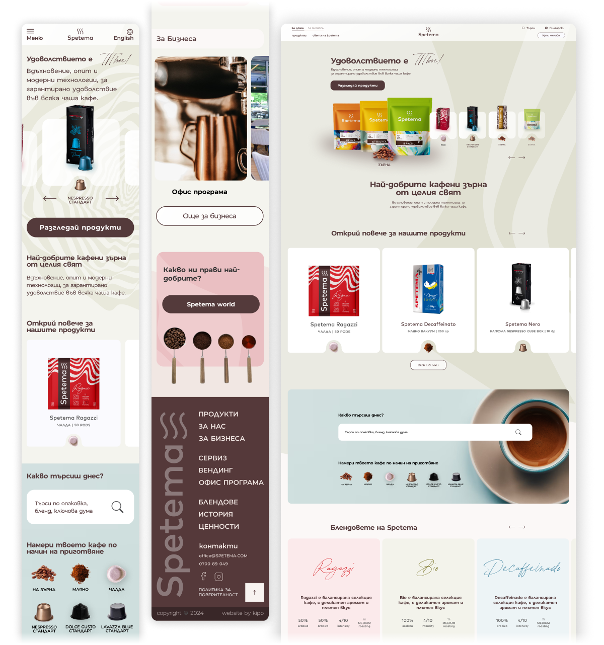 We redesigned Spetema&rsquo;s web presence