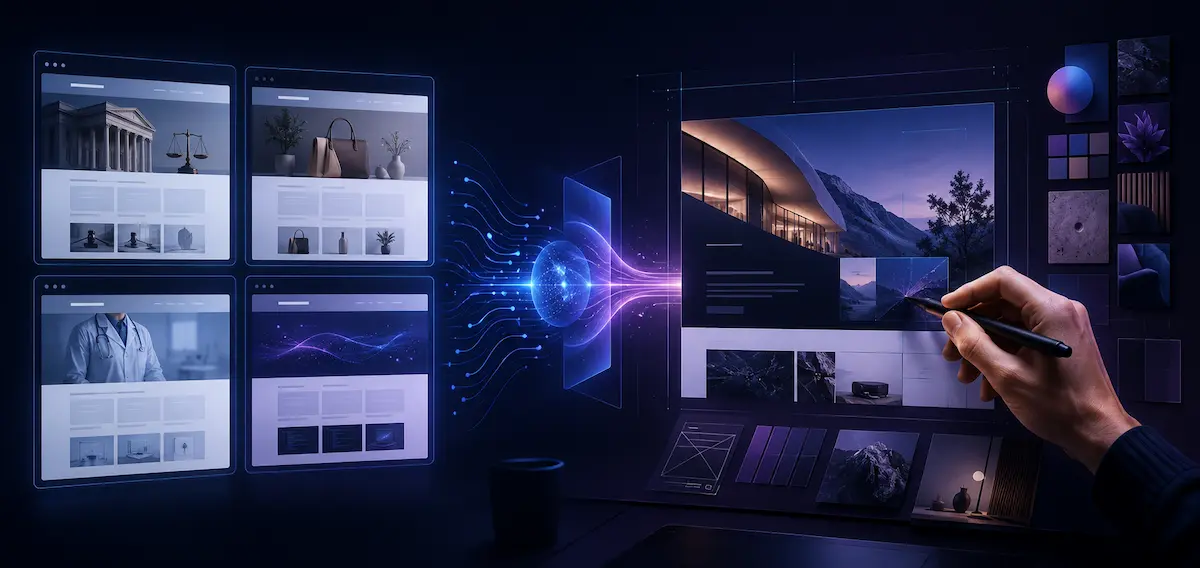 AI creates similar websites